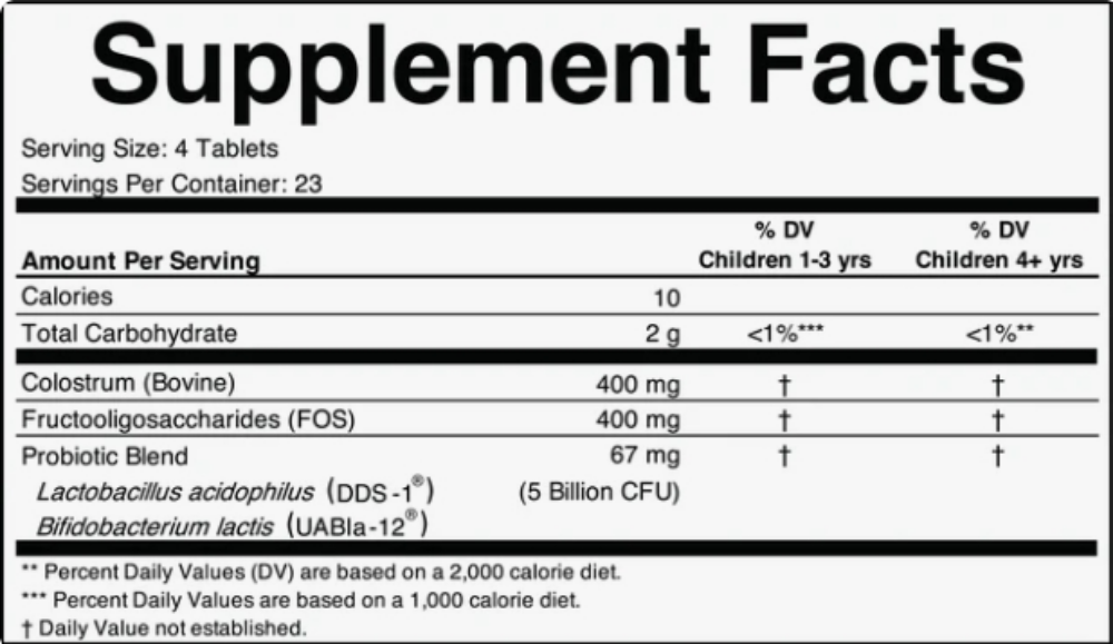 图片 ChildBiotics® 含初乳益生菌片 92 片